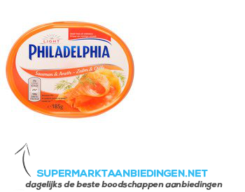 Philadelphia Light zalm-dille aanbieding