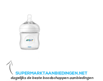 Philips Avent natural fles 125ml aanbieding