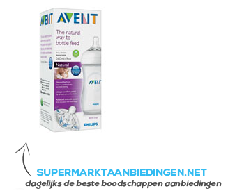 Philips Avent natural fles 260 ml aanbieding