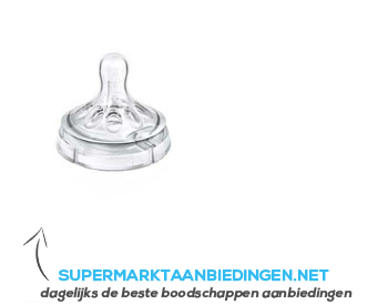 Philips Avent natural spenen 2 gaats 1m aanbieding