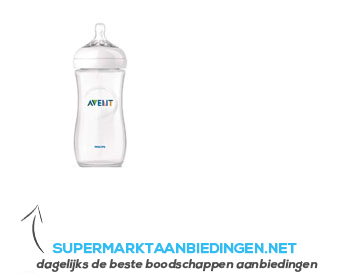 Philips Avent natural zuigfles 330ml aanbieding