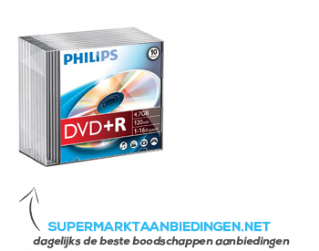 Philips DVDR slimcase aanbieding