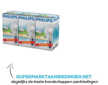 Philips Eco classic warmwit 370 lumen dim 35W aanbieding