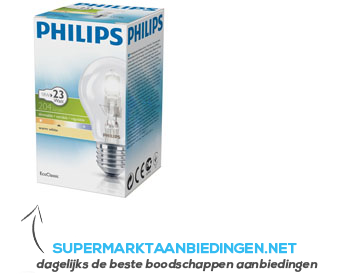 Philips Ecoclassic halogeenlamp 18W aanbieding