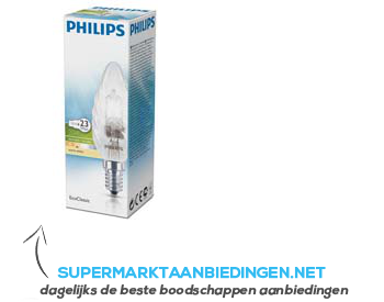 Philips EcoClassic halolamp gedraaide kaars 23W aanbieding