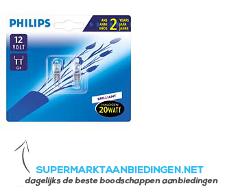 Philips Halogeen capsule 20W G4 aanbieding