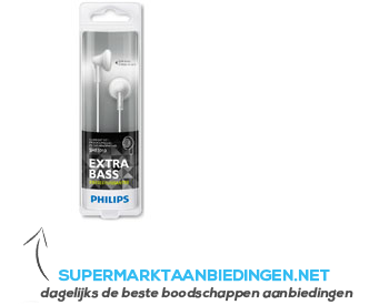 Philips In-ear E3010 15 mm wit aanbieding