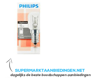 Philips Koelkastlampje 15W aanbieding