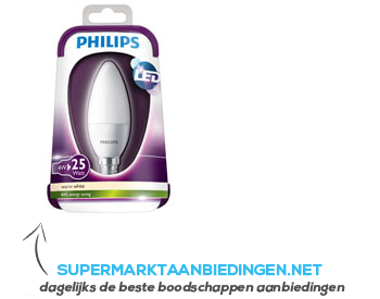 Philips Ledkaars warmwit 20W E14 220-240V aanbieding