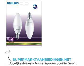 Philips Ledkaars warmwit 25W E14 220-240V aanbieding