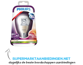 Philips Ledkogel warm dim 40W E14 220-240V aanbieding