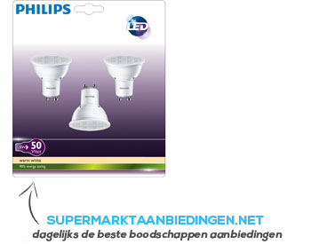 Philips Ledlamp warmwit 50W GU10 220-240V aanbieding