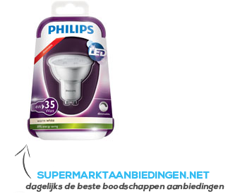 Philips Ledlamp warmwit dim 35W GU10 220-240V aanbieding