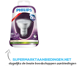 Philips Ledlamp warmwit dim 50W GU10 230V aanbieding
