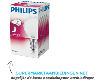 Philips Nightlight 11W E14 220-250V aanbieding