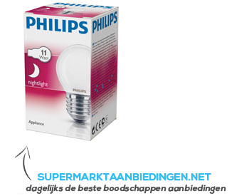 Philips Nightlight 11W E27 220-250V aanbieding