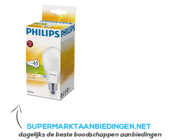 Philips Softone spaarlamp 15W (65W) gr.f. aanbieding