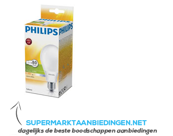 Philips Softone spaarlamp 18W (80W) gr.f. aanbieding