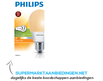 Philips Softtone 320 lumen 32W E27 220-240V aanbieding
