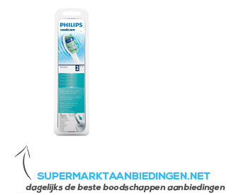 Philips Sonicare opzetborstels plaquedefense aanbieding