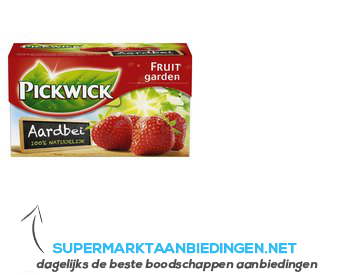 Pickwick Aardbei 1-kops aanbieding