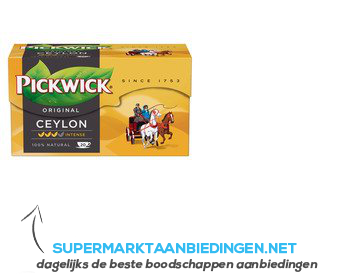 Pickwick Ceylon 1-kops aanbieding