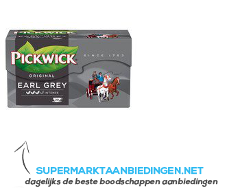 Pickwick Earl grey 1-kops aanbieding