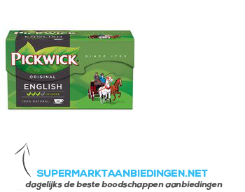 Pickwick English tea blend 1-kops aanbieding