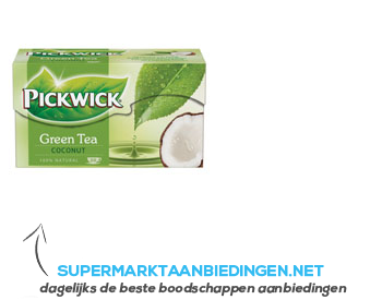 Pickwick Groene thee coconut 1-kops