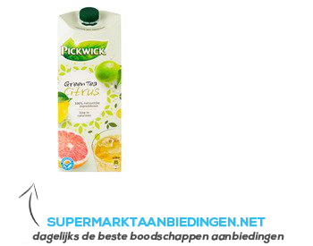 Pickwick Ice tea green citrus aanbieding