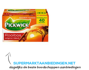 Pickwick Rooibos original 1-kops aanbieding