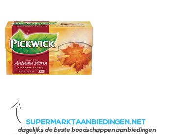 Pickwick Seasons herfststorm 1-kops aanbieding