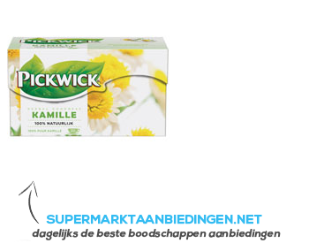 Pickwick Thee kamille 1-kops aanbieding