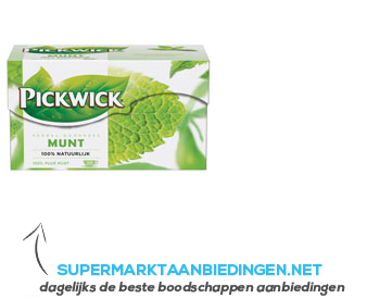 Pickwick Thee munt 1-kops aanbieding