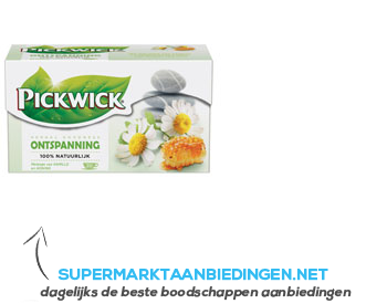 Pickwick Thee ontspanning 1-kops aanbieding