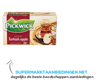 Pickwick Turkish apple 1-kops aanbieding