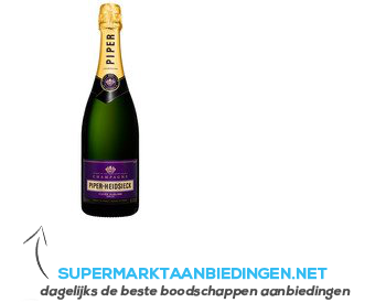 Piper Heidsieck Champagne cuvée sublime aanbieding