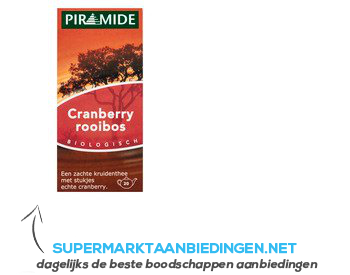 Piramide Cranberry rooibos