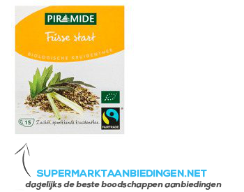 Piramide Frisse start fairtrade aanbieding