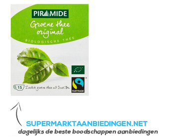 Piramide Groene thee original fair trade