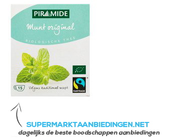 Piramide Munt original fairtrade aanbieding