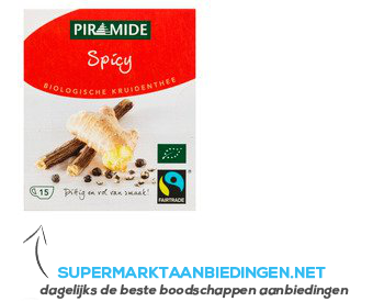 Piramide Spicy fairtrade aanbieding