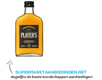 Player's Gold rum mini aanbieding