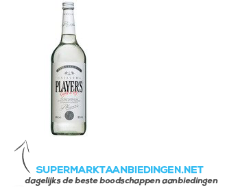 Players Rum silver aanbieding