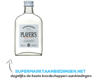 Player's Rum silver mini aanbieding