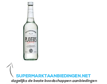 Player's Silver rum aanbieding