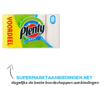 Plenty Keukenpapier 2-laags aanbieding