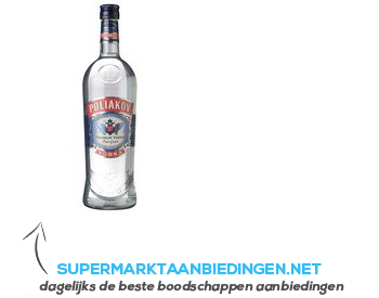 Poliakov Vodka aanbieding