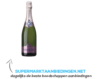 Pommery Brut rosé aanbieding