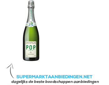 Pommery Champagne pop earth aanbieding